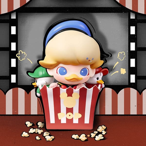 POP MART DIMOO WORLD × DISNEY Series Figuurit Blind Box 1PC/12PCS Mystery Box
