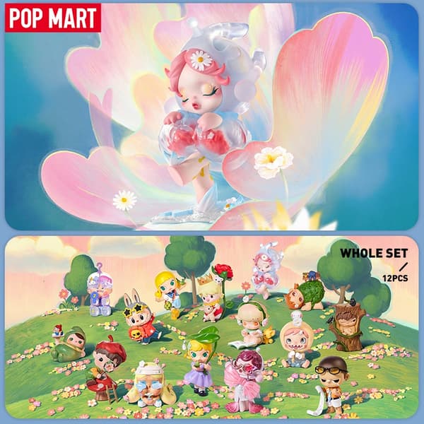 POP MART Hand in Hand -sarjan figuurit 1 kpl/12 kpl POPMART sokealaatikkohahmo