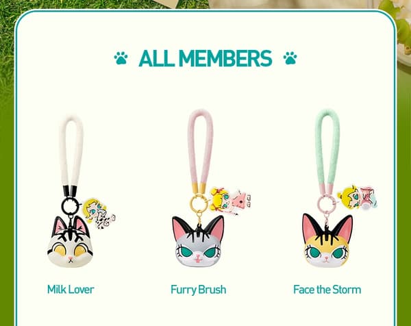 POP MART THE MONSTERS Baby Molly & Baby Tabby Series-Pinch Pendant Blind Box 1 STK/6 STK Blindkasse
