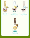 Pikkukuva 10 / 11: POP MART THE MONSTERS Baby Molly & Baby Tabby -sarjan nipistysriipusverholaatikko 1 kpl/6 kpl