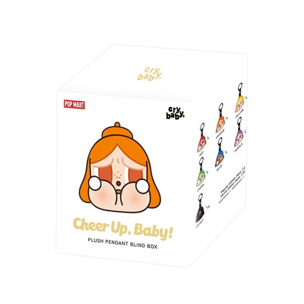 POP MART CRYBABY piristää, BABY! SARJA - Pehmoriippuva mysteerilaatikko 1 kpl / 6 kpl POPMART Blind Box Rajoitettu 2 kpl / sarja tilausta kohti