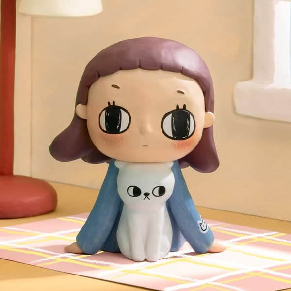 POP MART Nyotan Fluffy Life -sarjan mysteerilaatikko 1 kpl/12 kpl POPMART Blind Box -toimintahahmo Söpö lelu syntymäpäivälahja