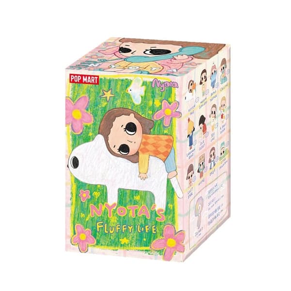 POP MART Nyotan Fluffy Life -sarjan mysteerilaatikko 1 kpl/12 kpl POPMART Blind Box -toimintahahmo Söpö lelu syntymäpäivälahja