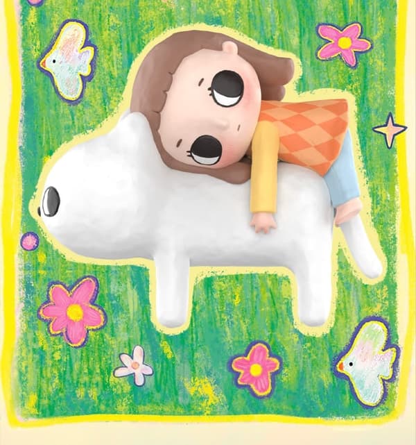 POP MART Nyotan Fluffy Life -sarjan mysteerilaatikko 1 kpl/12 kpl POPMART Blind Box -toimintahahmo Söpö lelu syntymäpäivälahja