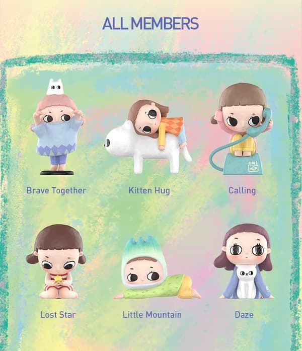 POP MART Nyotan Fluffy Life -sarjan mysteerilaatikko 1 kpl/12 kpl POPMART Blind Box -toimintahahmo Söpö lelu syntymäpäivälahja