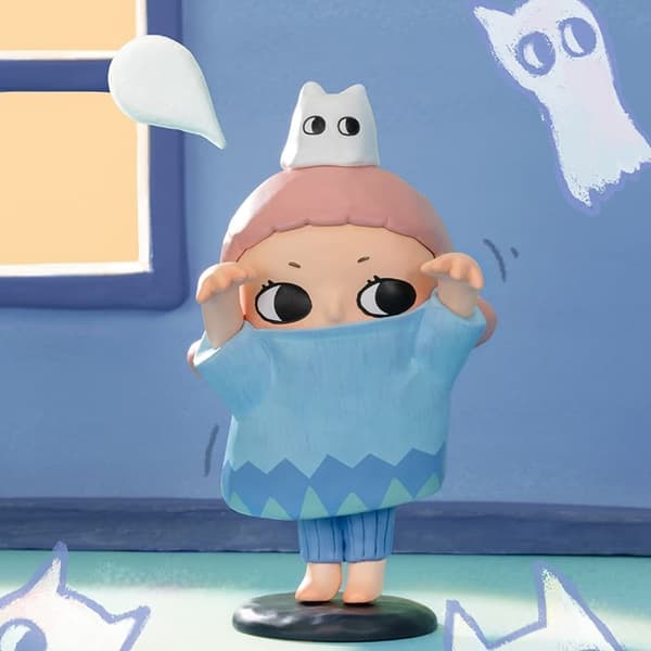POP MART Nyotan Fluffy Life -sarjan mysteerilaatikko 1 kpl/12 kpl POPMART Blind Box -toimintahahmo Söpö lelu syntymäpäivälahja