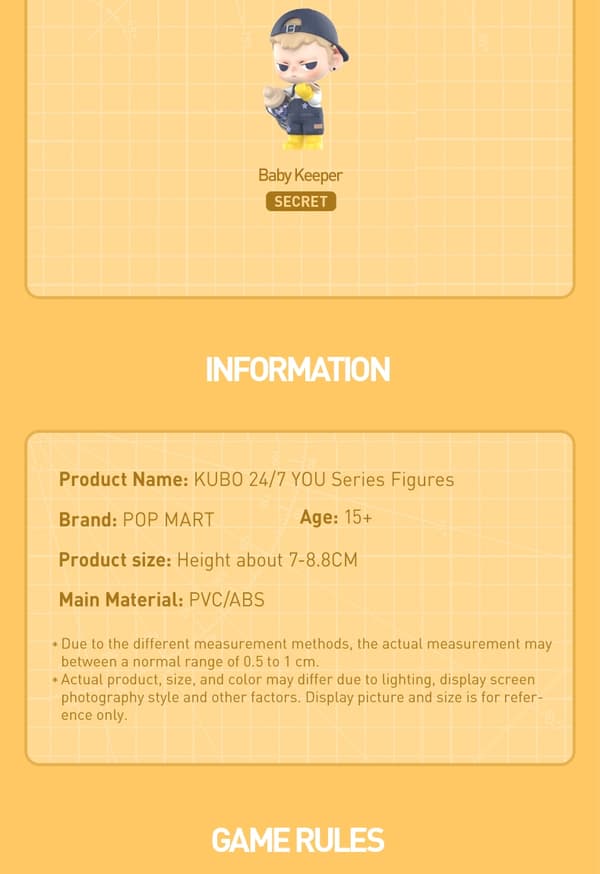 POP MART KUBO 24/7 YOU -sarjan figuurit 1kpl/12kpl Blind Box POPMART