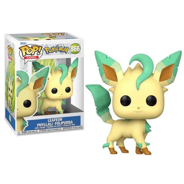Figur - Funko Pop! - Pokémon - Phyllali - Grå - Vuxen - Blandat- USED