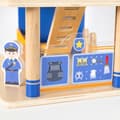 Miniatyrbillede 6 af 10: VIGA politistation i træ med politibiler, 3 etager, 14 dele