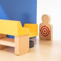 Miniatyrbillede 7 af 10: VIGA politistation i træ med politibiler, 3 etager, 14 dele