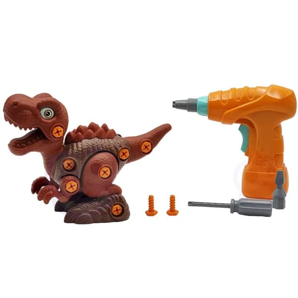 WOOPIE Påskruet dinosaur borsæt – 31 stykker chokolade