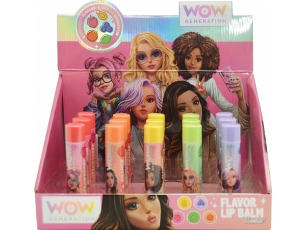 Lipbalm WoW MIX display 20pcs
