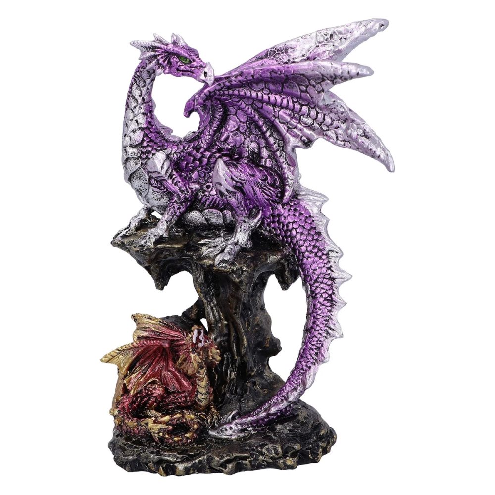 Nemesis Now Drakaina En Dragonling Dragon Plus Baby 23cm - Hars Beeldje