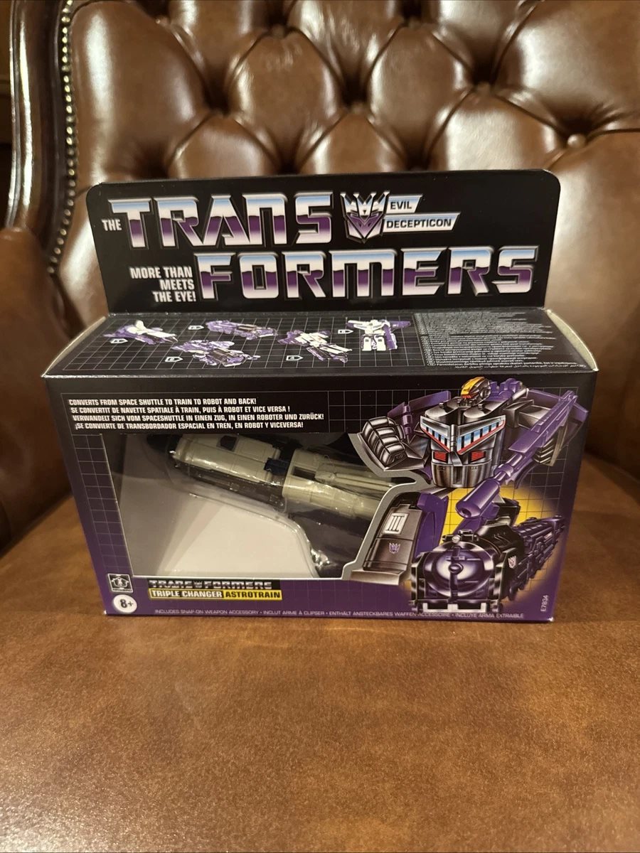 Transformers G1 2019 Reissue Triple Changer ASTROTRAIN /Unopened