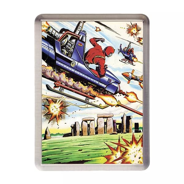 CRIMSON GUARD COMIC ART 50mm x 35mm Fridge Magnet GI Joe Real