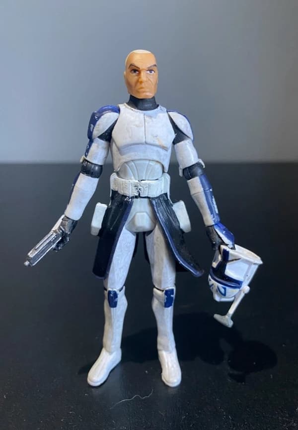 Star Wars 2010 Clone Wars Aniated Action Figure CW No. 03 Coander