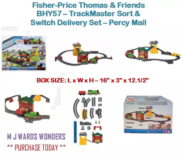Fisher-Price Thomas & Friends BHY57 -TrackMaster Sort & Switch Delivery ...
