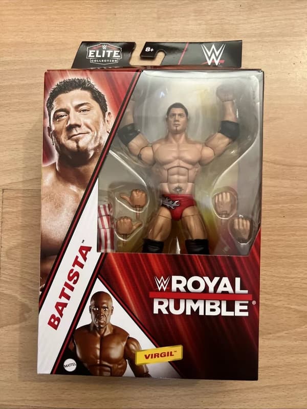 WWE BATISTA ELITE ROYAL RUMBLE FIGURE VIRGIL LEGS BAF FIGURE