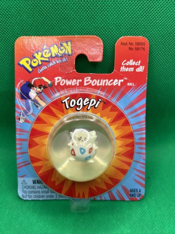 Pokemon Power Bouncer Togepi Hasbro 1999 Rare CDON