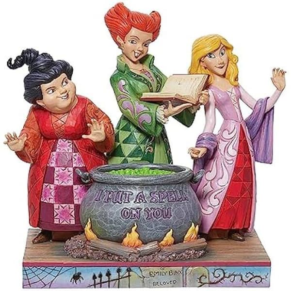 Figurine Hocus Pocus Les Sanderson Sur Balais By Jim Shore - Préco