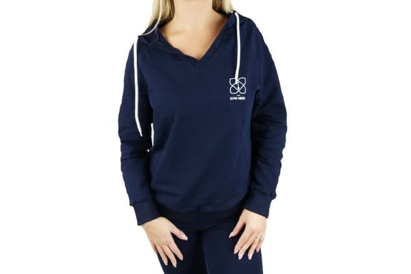 GymHero Hoodie  NAVY-RACE, Kvinna, Tröjor, Marinblå Navy XS