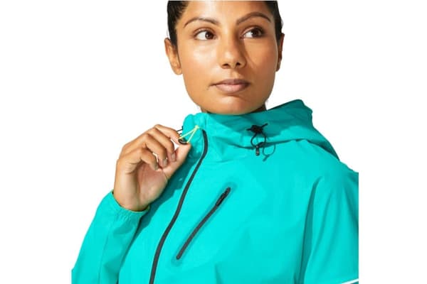 Asics FujiTrail Jacket 2012B930-800, Kvinde, Jakke, Grøn