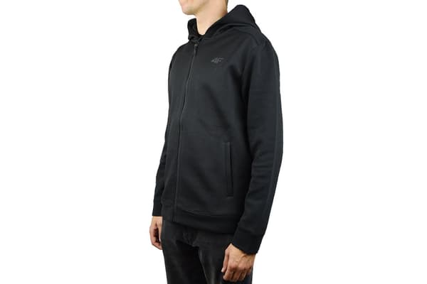 4F Men Hoodie, Man, Tröjor, svart