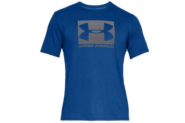 Under Armour Boxed Sportstyle SS Tee 1329581-400, Man, T-shirt, Blå