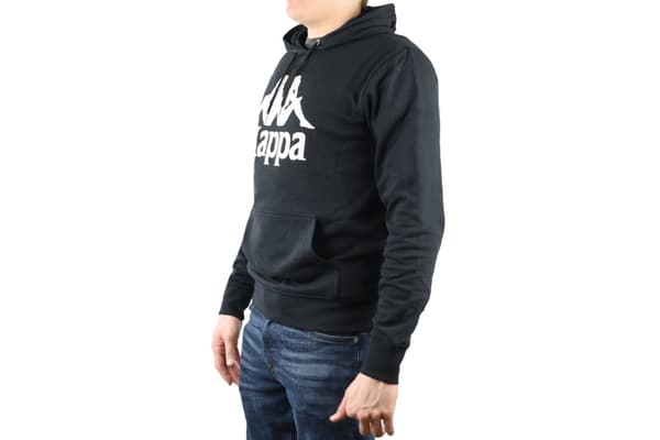 Kappa Taino Hooded, Mand, Sweatshirts, sort