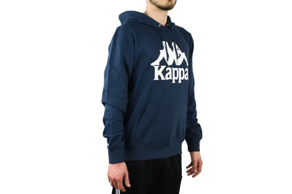 Kappa Taino Hooded, Man, Tröjor, marinblå