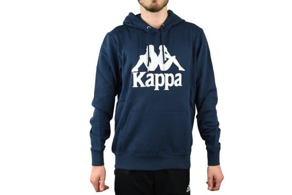 Kappa Taino Hooded, Man, Tröjor, marinblå