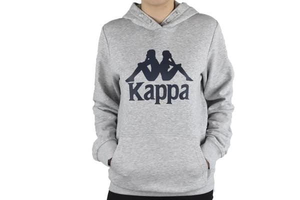 Kappa Taino Kids Hoodie 705322J-18M, för Pojke, Tröjor, Grå Grey 128