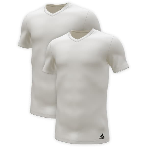 adidas 2-pack Active Flex Cotton 3 Stripes V-Neck T-Shirt