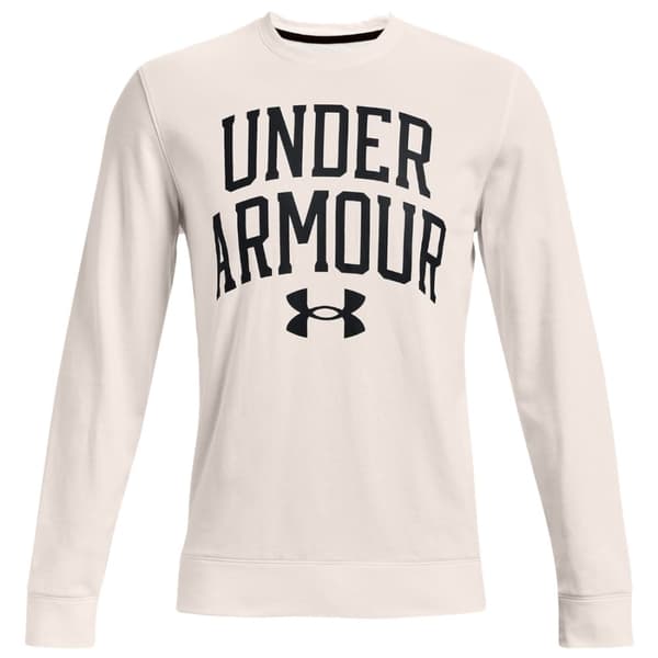 Under Armour Rival Terry Crew 1361561-112, Mand, Sweatshirts, Hvid