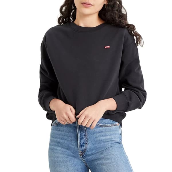Levi's Standard Crew Hoodie 246880006, Kvinna, Tröjor, Svart Black XS