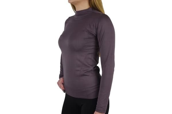 GymHero Longsleeve Seamless 767-MAUVE, Kvinde, Langærmet, Lilla