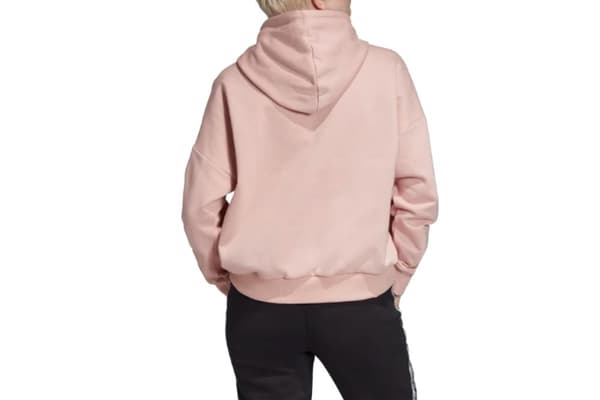 adidas Ruched Hoodie EC0782, Kvinna, Tröjor, Rosa