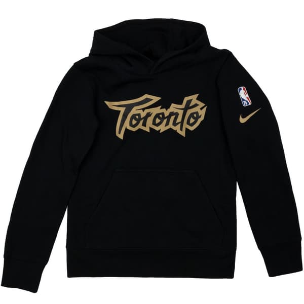 Nike NBA Toronto Raptors Fleece Hoodie EZ2B7FELN-RAP, för Pojke, Tröjor, Svart