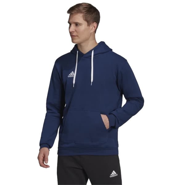 adidas Entrada 22 Sweat Hoodie H57513, Mand, Sweatshirts, Marine blå