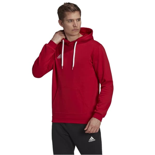 adidas Entrada 22 Sweat Hoodie H57514, Mand, Sweatshirts, Rød