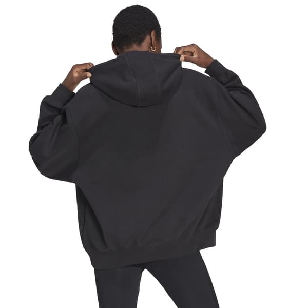 adidas Adicolor Oversize Hoodie HC7104, Kvinde, Sweatshirts, Sort