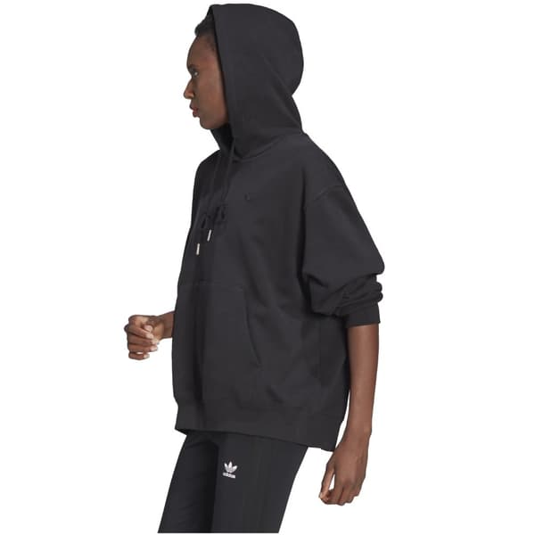 adidas Adicolor Oversize Hoodie HC7104, Kvinde, Sweatshirts, Sort