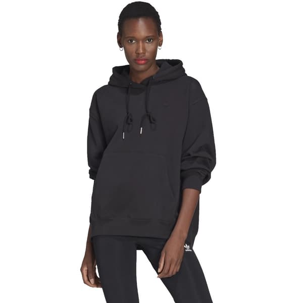 adidas Adicolor Oversize Hoodie HC7104, Kvinde, Sweatshirts, Sort