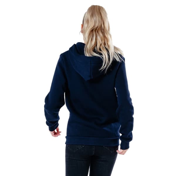 Justhype Drawstring Zip Hoodie HYPWOMHOOD003, Kvinde, Sweatshirts, Marine blå