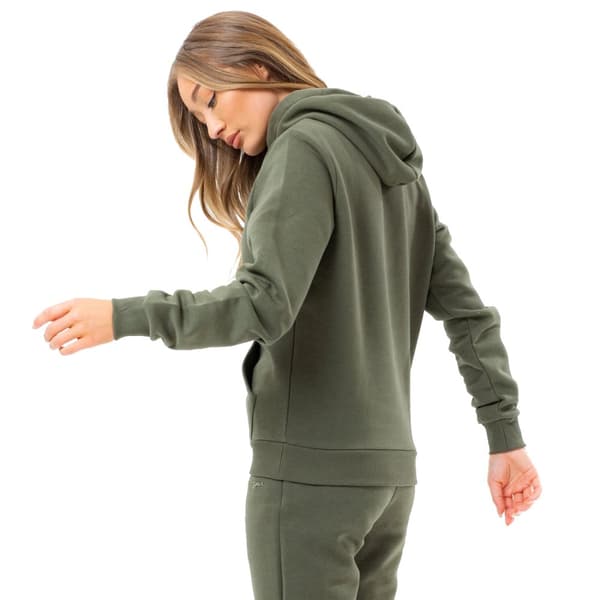 Justhype Scribble Logo Hoodie HYTONSCB010W, Kvinna, Tröjor, Grön