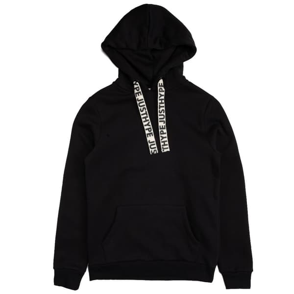 Justhype Drawcord Hoodie NXTWOM3017, Kvinna, Tröjor, Svart