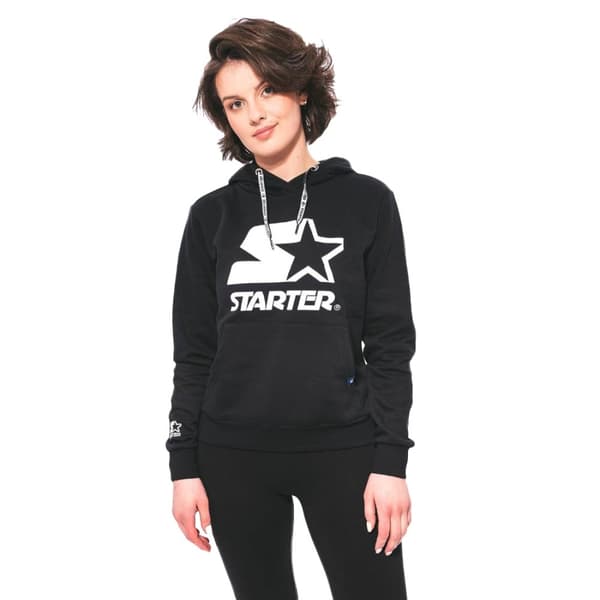 Starter Woman Blouse Hoodie SDG-001-BD-200, Kvinna, Tröjor, Svart Black S