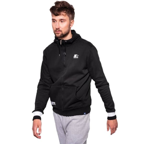 Starter Man Blouse Zip Hoodie SMG-004-BD-200, Man, Tröjor, Svart
