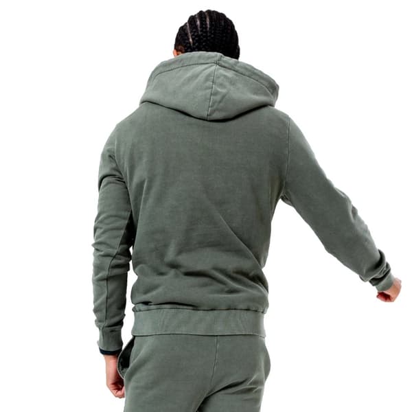 Justhype Acid Wash Hoody TWLR-135, Man, Tröjor, Grön