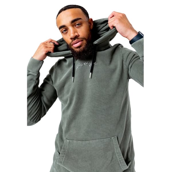 Justhype Acid Wash Hoody TWLR-135, Man, Tröjor, Grön
